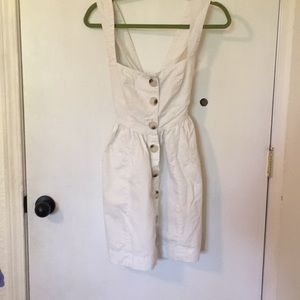 Free People button down mini dress
